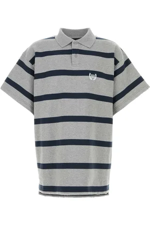 Balenciaga Embroidered Cotton Oversize Polo Shirt