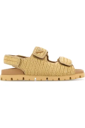 Prada Raffia Sandals