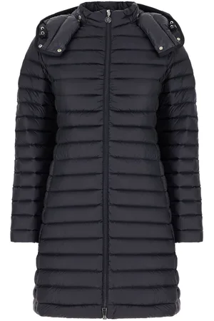 Moncler Midnight Blue Nylon Igelong Down Jacket