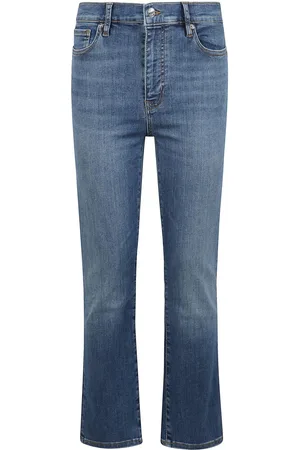 Frame High Waist Straight-leg Jeans