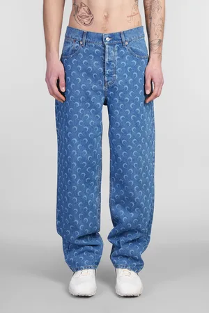 Marine Serre Jeans In Denim