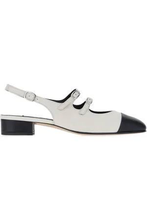 Carel Two-tone Nappa Leather Abricot Pumps