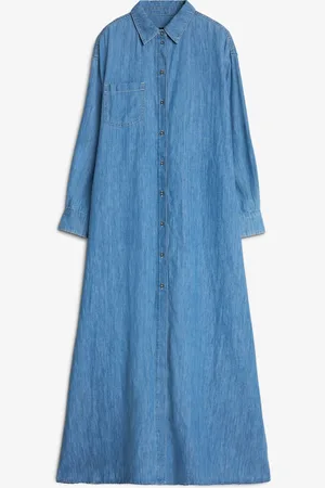 7 for all Mankind Maxi Shirt Dress Icy