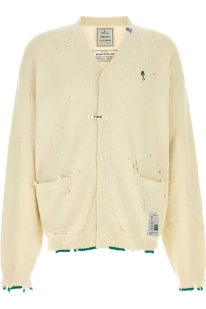 MIHARA YASUHIRO Ivory Cotton Cardigan