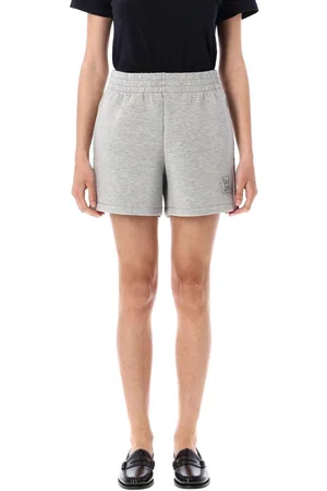 ANINE BING Monogram Embossed Shorts