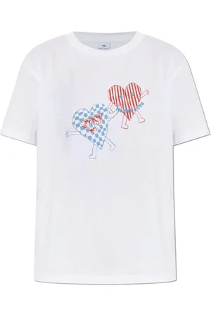 Paul Smith Heart Printed Crewneck T-shirt