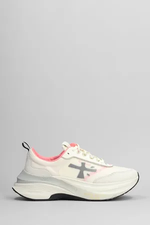 Premiata Hill Sneakers In Suede And Fabric
