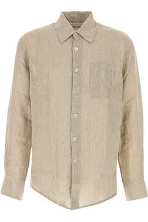 OUR LEGACY Cappuccino Linen Blend Shirt