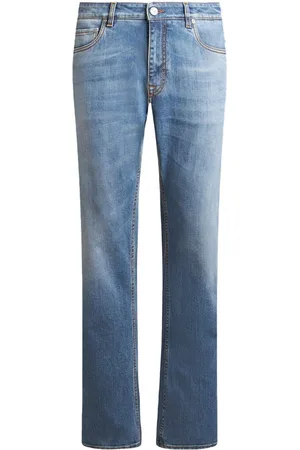 Etro Embroidered Straight Leg Jeans