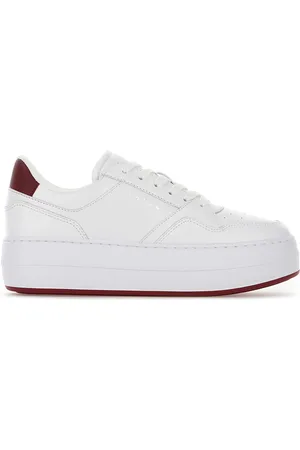 Hogan White Leather Sneakers