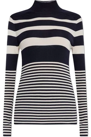 Moncler Turtleneck Striped Knit Jumper