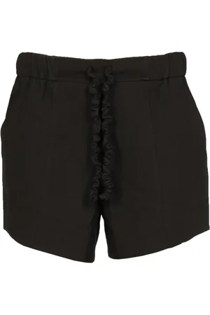 Ganni Shorts With Ruffled Elastic