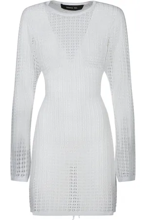 FEDERICA TOSI Mesh Mini Dress
