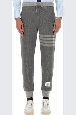 Thom Browne Cotton And Silk Pants