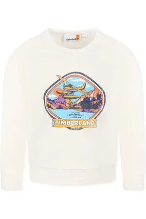 Timberland Sweatshirt For Boy With Logo And Print