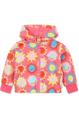 Stella McCartney Windbreaker Jacket For Baby Girl With Sun