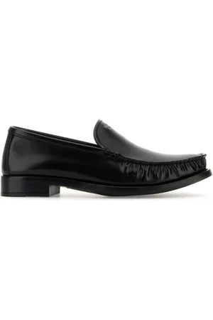Prada Black Leather Loafers