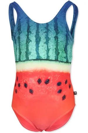 Molo Swimsuit For Girl With Watermelon Print