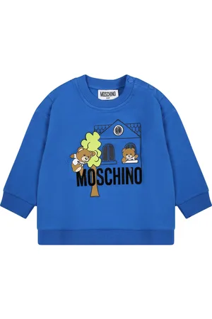 Moschino Sweatshirt For Baby Boy With Teddy Bears And Logo