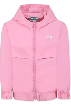 Kenzo Windbreaker Jacket For Girl With Logo
