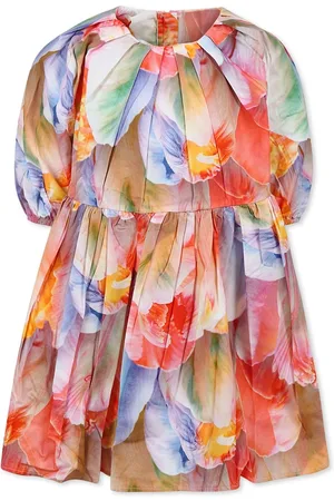 Molo Dress For Girl With Tulip