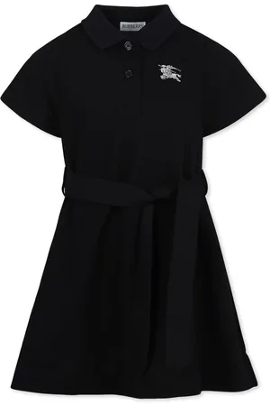 Burberry Dress For Girl With Ivory Logo