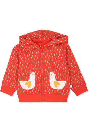 Stella McCartney Sweatshirt For Baby Girls With Chickens And Flowers
