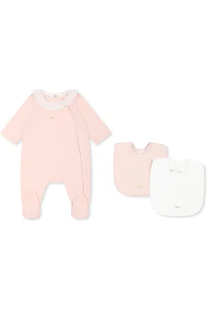 Chloé Babygrow Set For Baby Girl With Logo
