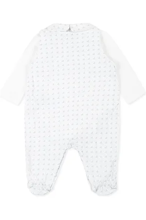 Emporio Armani Babygrow For Baby Boy With Eagle