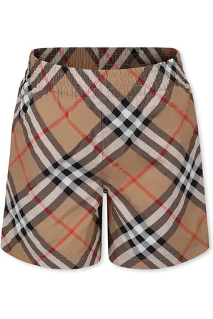 Burberry Swim Shorts For Baby Boy With Vintage Check