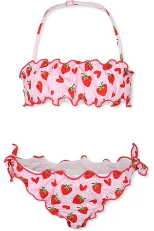 MC2 SAINT BARTH Bikini For Girl With Strawberries