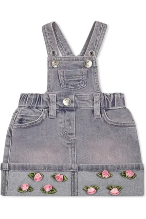 MONNALISA Dungarees For Baby Girl With Roses