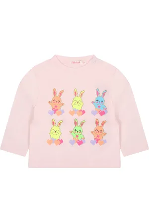 Billieblush T-shirt For Baby Girl With Rabbit