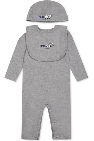 OFF-WHITE Babygrow Set For Baby Boy With Logo