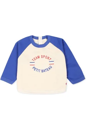 Petit Bateau Sweatshirt For Baby Boy With Logo