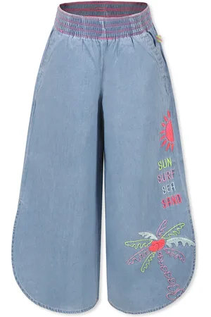 Billieblush Jeans For Girl With Palm Tree