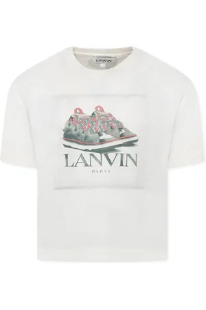 Lanvin T-shirt For Boy With Sneakers Print