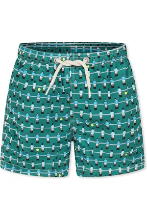 MC2 SAINT BARTH Swim Shorts For Boy With Foosball Print