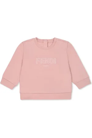 Fendi Sweatshirt For Baby Girl With Logo