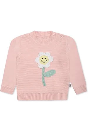 Stella McCartney Sweater For Baby Girl With Flower