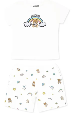 Moschino Suit For Baby Boy With Teddy Bear