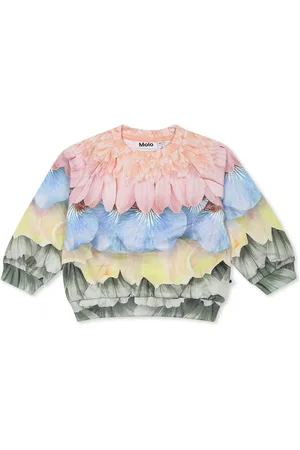 Molo Sweatshirt For Baby Girl With Petal Print