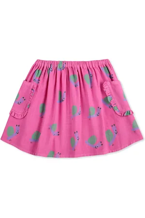 Bobo Choses Skirt For Girl With Snail Print