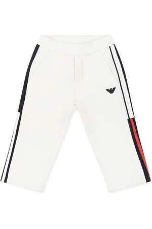 Emporio Armani Trousers For Baby Boy With Eagle