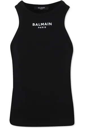 Balmain Tank Top For Girl With Logo