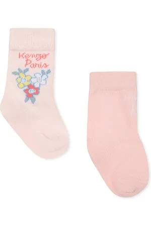 Kenzo Socks Set For Baby Girl With Logo