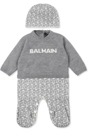 Balmain Babygrow Set For Babykids With Labyrinth