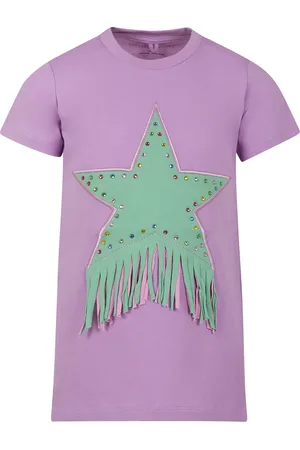 Stella McCartney Purple Dress For Girl With Star