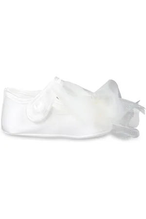 MONNALISA Ballet Flats For Baby Girl With Bow