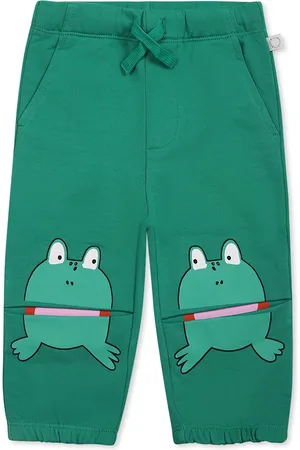 Stella McCartney Trousers For Baby Boy With Frog